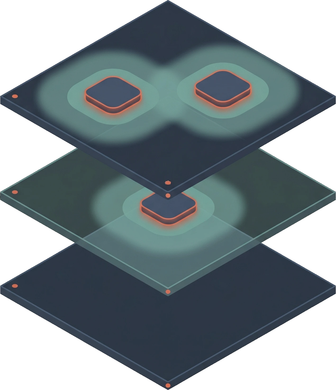Wired and wireless network build-out illustration